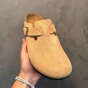 Birkenstock Boston Cuir Beige